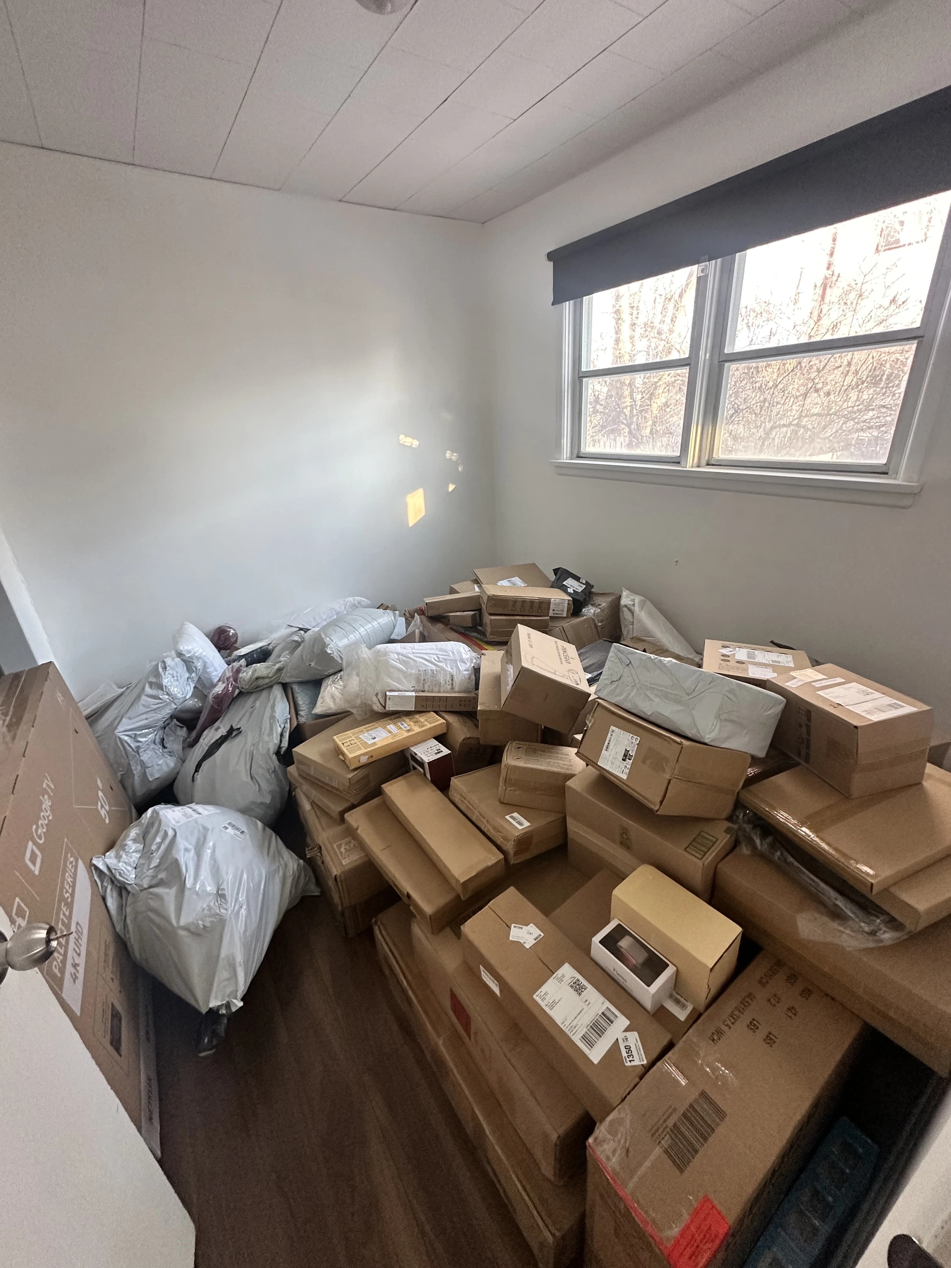 Careful handling of furniture